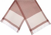 sjaal Vakken dames 180 x 65 cm polyester roze