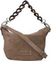 Shabbies Amsterdam Crossbodytas Suede - bruin