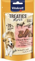 Vitakraft Treaties Minis Rund & Wortel - hondensnack - 48 gram
