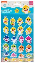 Baby Shark Sticker Sheet - 25 stickers - puffy stickers