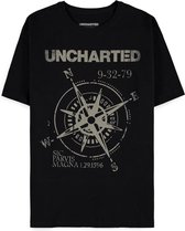 Uncharted - Kompas T-shirt Zwart (M)