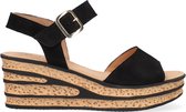 Gabor 651 Sandalen - Met Sleehak - Dames - Zwart - Maat 43
