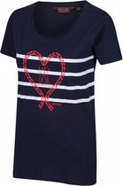t-shirt Filandra IV dames Heart navy maat 44