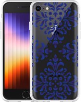 iPhone SE 2022 Hoesje Delfts Blauw - Designed by Cazy