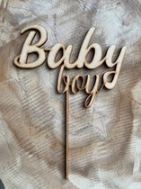 Taarttopper Baby boy onbehandeld - Babyshower - Geboorte