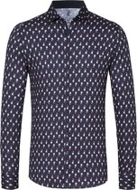 Desoto - Overhemd Kent Print Joker - XXL - Heren - Slim-fit