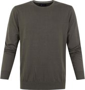 Suitable - Respect Oini Pullover O-hals Donkergroen - Maat XXL - Slim-fit