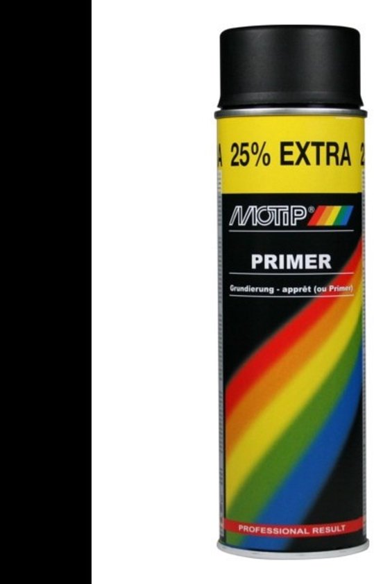 Motip 4052 Apprêt métallique Noir - 500ml