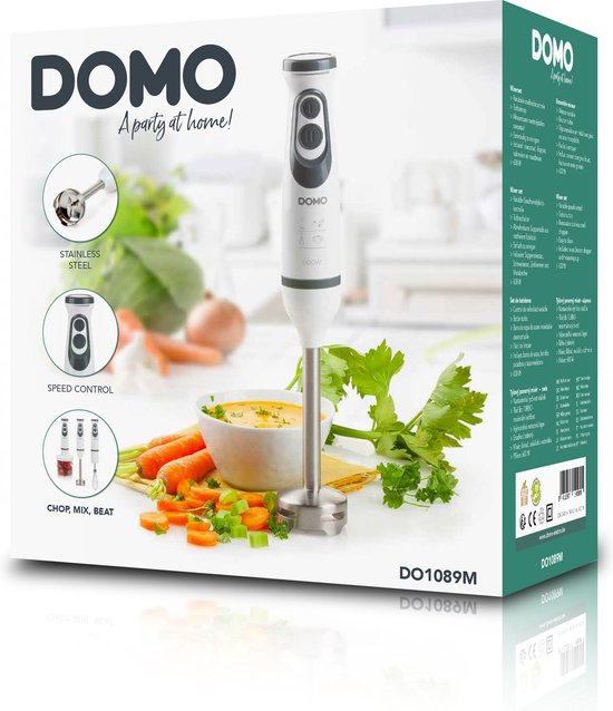 Domo DO1089M - Staafmixer set - Wit — afbeelding 4