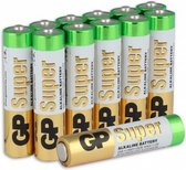 batterijen Super AAA alkaline per 12 stuks