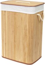 wasmand 40 x 30 x 60 cm bamboe bruin