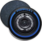 ILOJ onderzetter - Formule 1 - Mercedes - wet band blauw - 2022 - rond