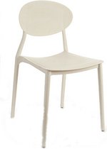 eetkamerstoel 49 x 41 x 81 cm wit