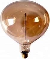 decoratieve led-lamp 31 cm E27 4W glas roestbruin