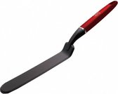 spatel Burgundy 36 cm nylon zwart/rood