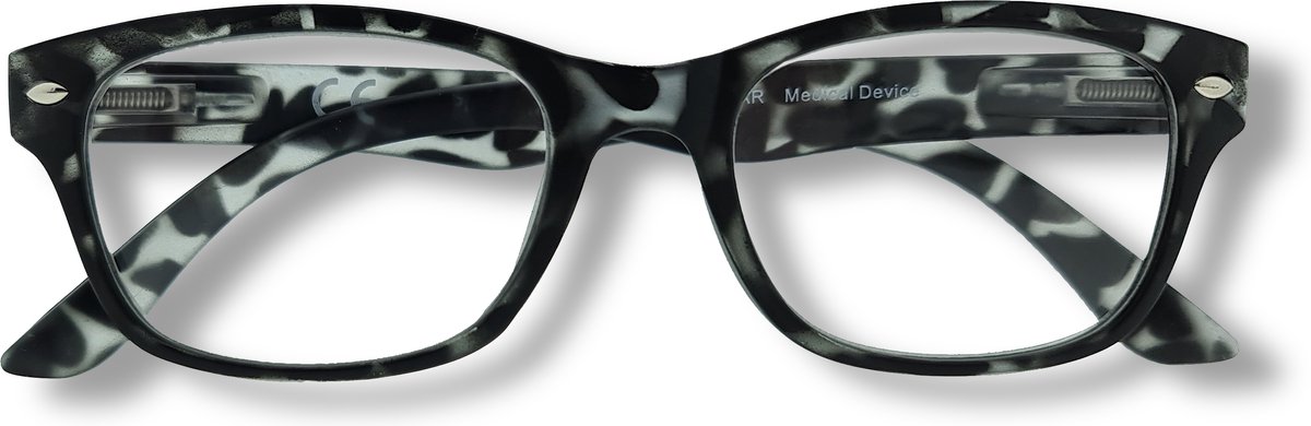 Refocus RR4002 Recyclede leesbril grijs gemeleerd +1.50 - WFO