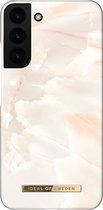 iDeal of Sweden Galaxy S22 Plus Backcover hoesje Fashion Case Rose Pearl Marble