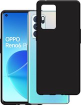 Cazy Oppo Reno6 Pro 5G hoesje - Soft TPU Case - Zwart