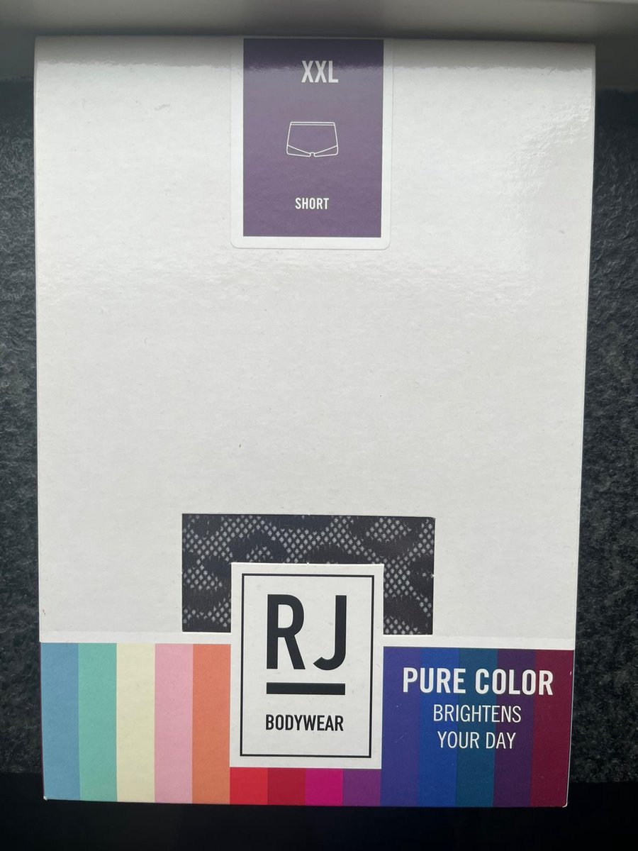 Rj Bodywear Pure Color Ladies Short Maat Xxl