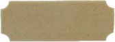 MDF wandbord langwerpig 18cm
