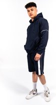Navy Trainingspak Heren – Shorts - Hoodie – Maat L