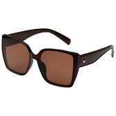 Trendy - Zonnebril - Ster - Design - Vierkant - Camel/Bruin