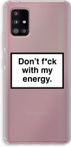Case Company® - Samsung Galaxy A51 5G hoesje - My energy - Soft Cover Telefoonhoesje - Bescherming aan alle Kanten en Schermrand