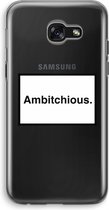 Case Company® - Samsung Galaxy A5 (2017) hoesje - Ambitchious - Soft Cover Telefoonhoesje - Bescherming aan alle Kanten en Schermrand