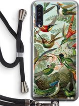 Case Company® - Samsung Galaxy A50 hoesje met Koord - Haeckel Trochilidae - Telefoonhoesje met Zwart Koord - Bescherming aan alle Kanten en Over de Schermrand