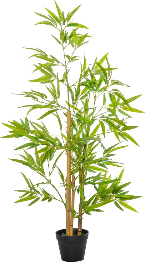 Outsunny Bambou Artificiel Plantes Artificielles Décoration Arbre Artificiel  Arbre... | bol