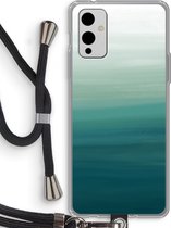 Case Company® - OnePlus 9 hoesje met Koord - Ocean - Telefoonhoesje met Zwart Koord - Bescherming aan alle Kanten en Over de Schermrand
