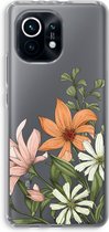 Case Company® - Xiaomi Mi 11 hoesje - Floral bouquet - Soft Cover Telefoonhoesje - Bescherming aan alle Kanten en Schermrand