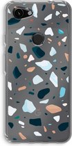 Case Company® - Google Pixel 3a hoesje - Terrazzo N°13 - Soft Cover Telefoonhoesje - Bescherming aan alle Kanten en Schermrand