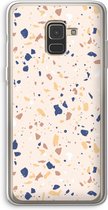 Case Company® - Samsung Galaxy A8 (2018) hoesje - Terrazzo N°23 - Soft Cover Telefoonhoesje - Bescherming aan alle Kanten en Schermrand