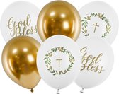 Partydeco ballonnen - God Bless mix (6 stuks)