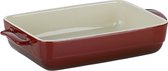 ovenschaal Malin 32 x 19 x 6,5 cm keramiek rood