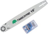TIMBERPRO - 16"/ 40cm - ketting + zaagblad voor kettingzaag 58/62cc