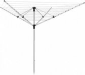 droogmolen 50 meter 170 x 183 cm aluminium zilver