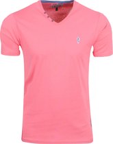 MZ72 - Heren T-Shirt - Teessential Fresh - Flamingo Pink
