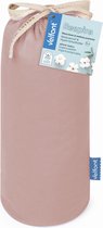 Velfont - Respira - Luxe Waterdichte Matrasbeschermer en Hoeslaken - 2-in-1 - Ademend en Zacht - Organisch katoen - 80x200cm - Roze