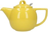 theepot Geo Filter Cup 500 ml keramiek geel