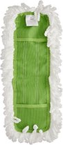 vloerwisser 43 x 13 cm polyester wit/groen