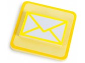 notitieblok 3D Envelop 7,5 cm papier geel