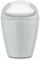 zwenkdekselbak DEL XXS Organic 0,9 liter grijs