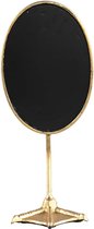 PTMD Olix Ovaal Krijtbord Eendenvoet - 12 x 9,5 x 28,5 cm - Metaal - Goud