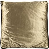 decoratiekussen Valerie 45 x 45 cm textiel goud