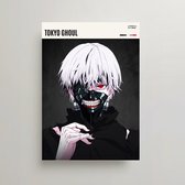 Anime Poster - Tokyo Ghoul Poster - Minimalist Poster A3 - Tokyo Ghoul Merchandise - Vintage Posters - Manga