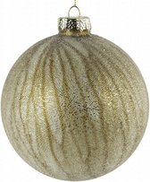 kerstbal Milly 12 cm glas goud