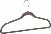 kledinghangers Shape 45 x 23,5 x 0,4 cm grijs 5 stuks