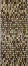 vliegengordijn Mix hulzen 210 x 90 cm PVC bruin/crÃ¨me